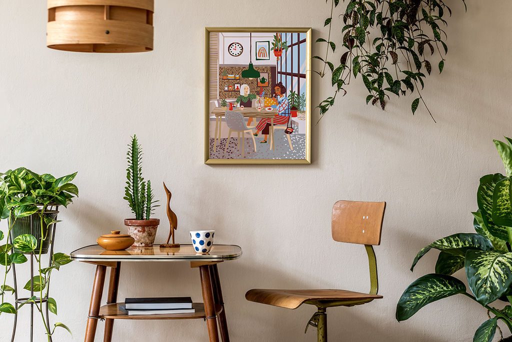 ФРЕЯ PKZ/PM-002 Набор для раскрашивания по номерам (на картоне) 40 х 30 см В кафе