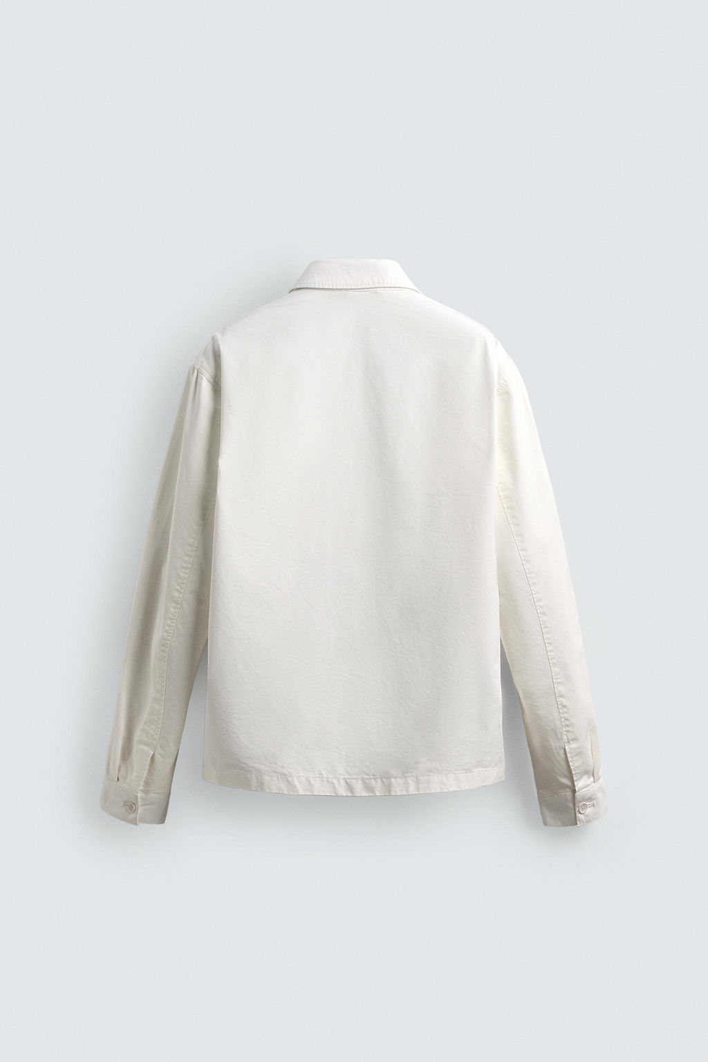 SOBRECAMISA REGULAR FIT CREMALLERA / Piedra - Zara фото 8