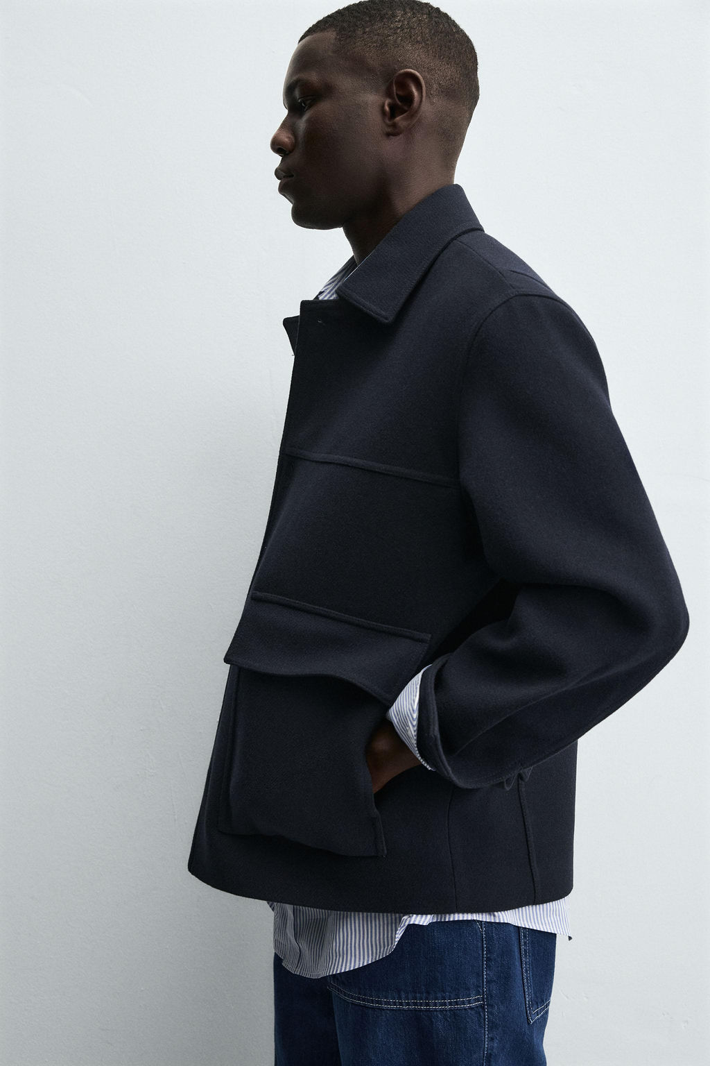 REGULAR FIT POCKET JACKET - Zara фото 6