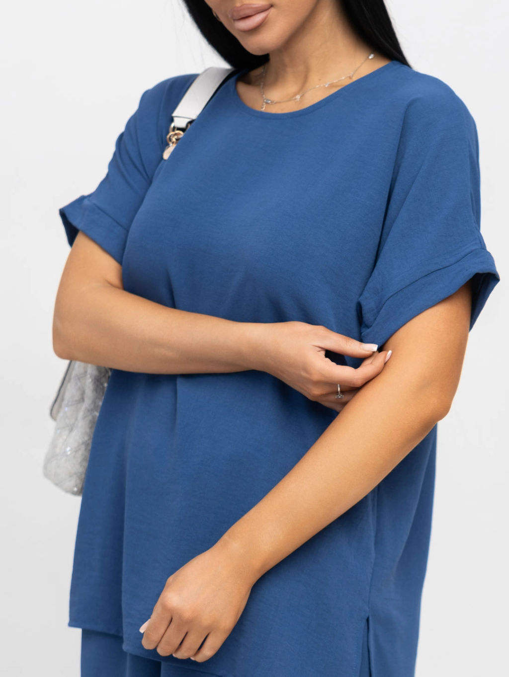 Костюм женский, цвет фиолетовый