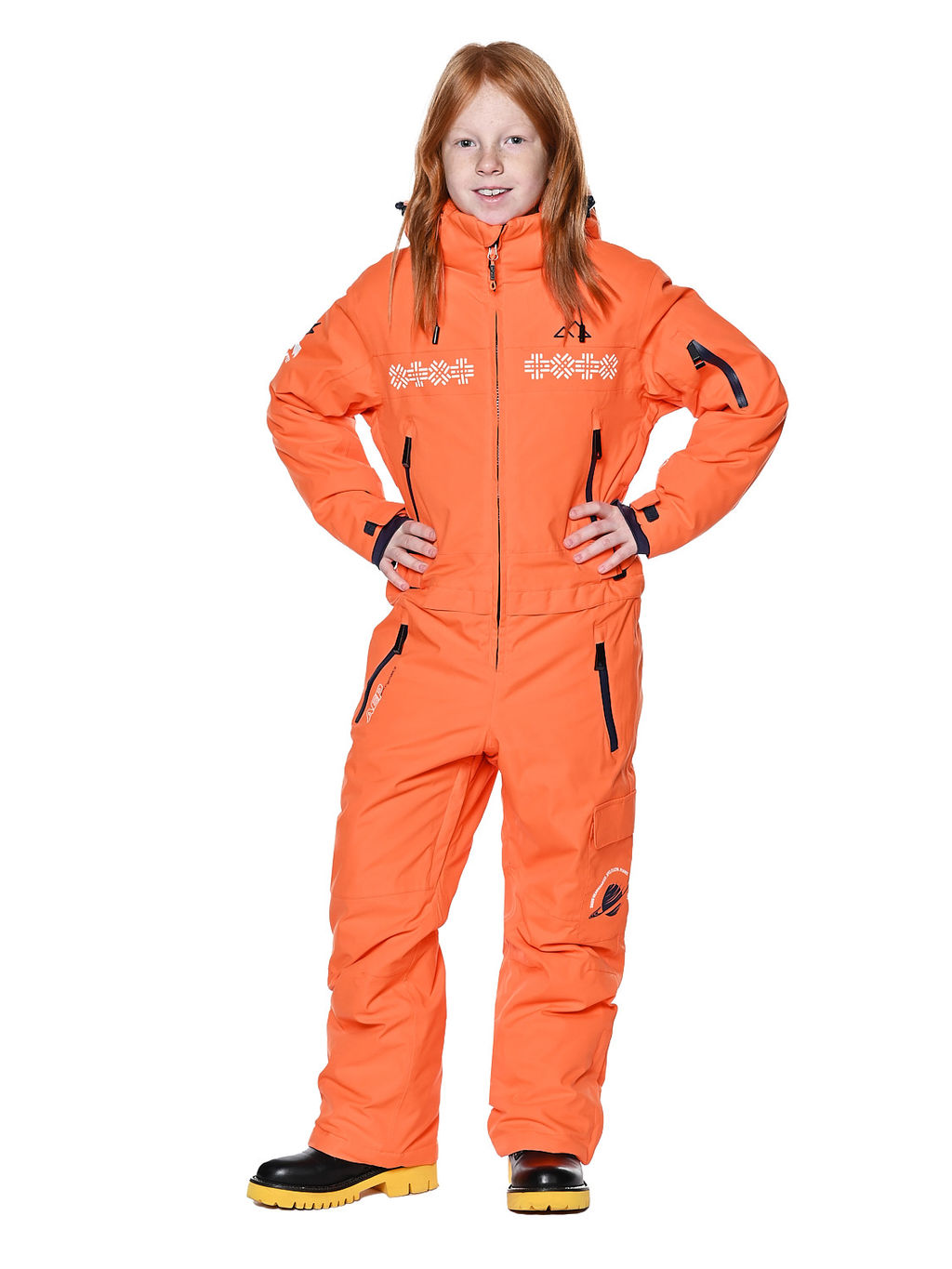 Комбинезон T-9061 Оранжевый