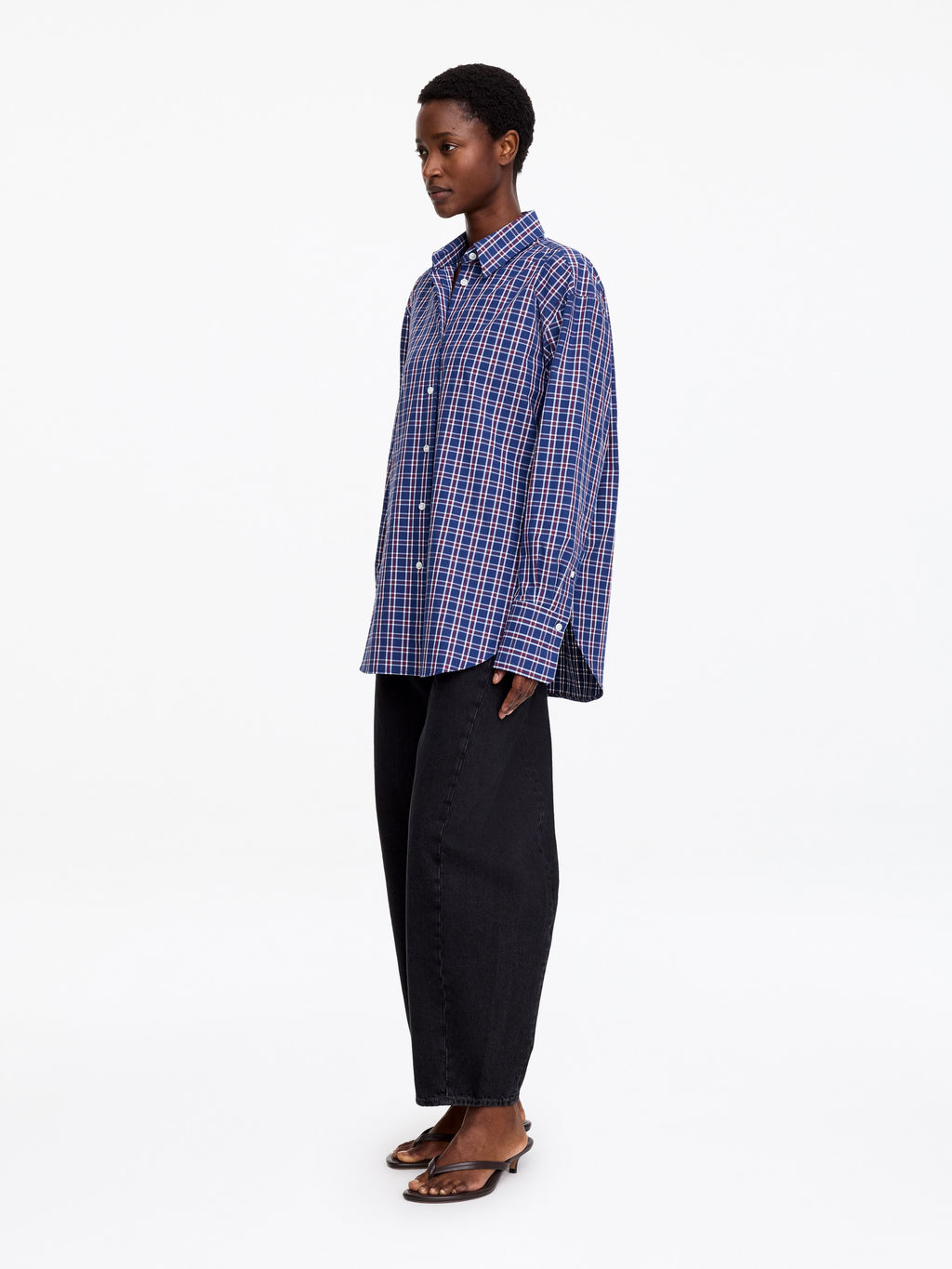 Camisa de popelina relaxed fit - H&m фото 4