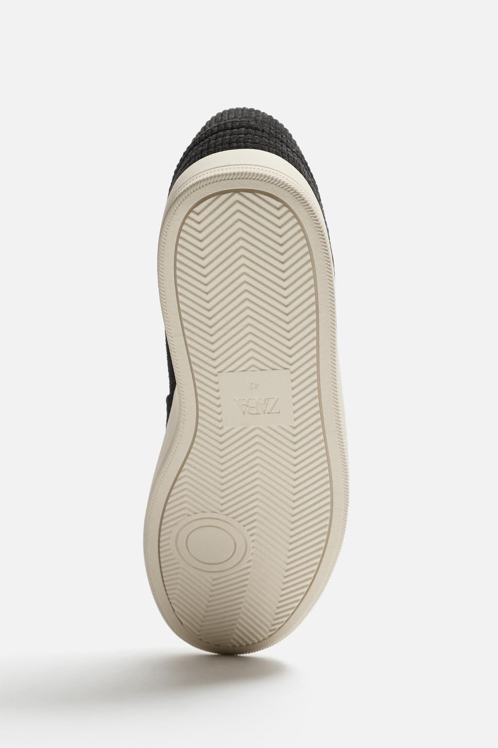 CORDUROY TRAINERS - Zara фото 6