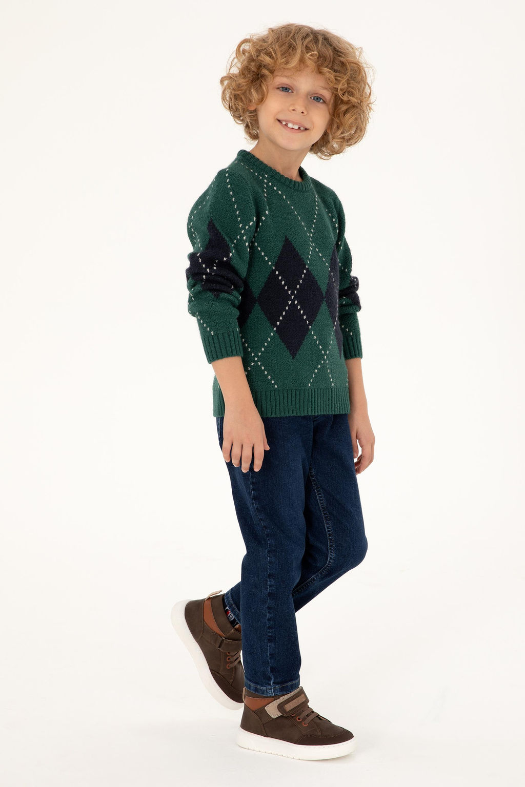 Темно-зеленый свитер для мальчика Неожиданная скидка в корзине - U.s. polo assn фото 2