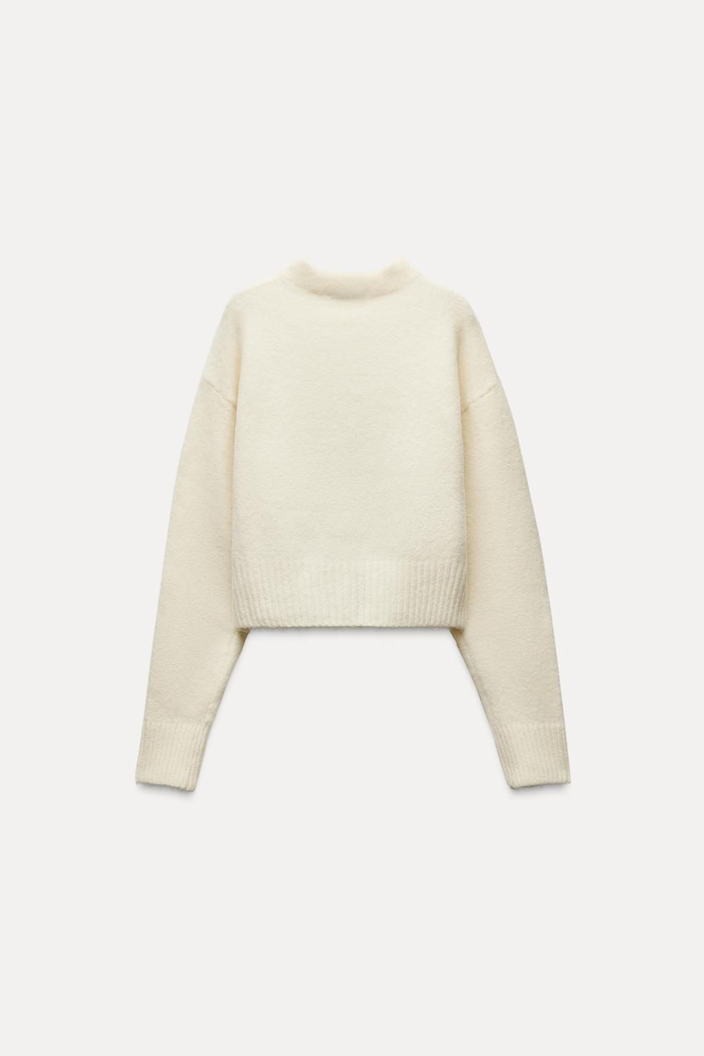 SHORT SOFT KNIT SWEATER - Zara фото 21
