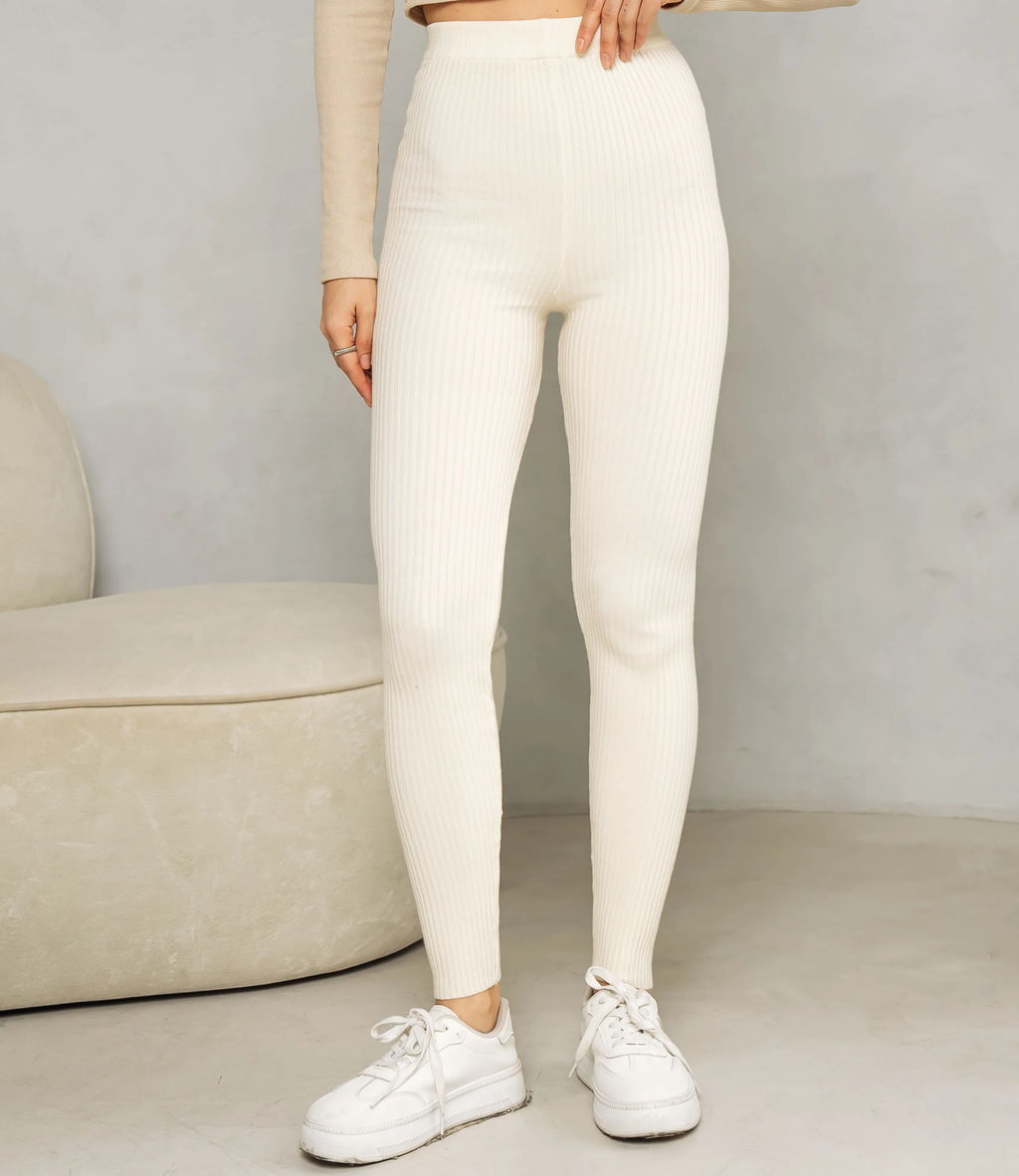 Леггинсы #КТ157 (1), кремовый - Dommod фото 2