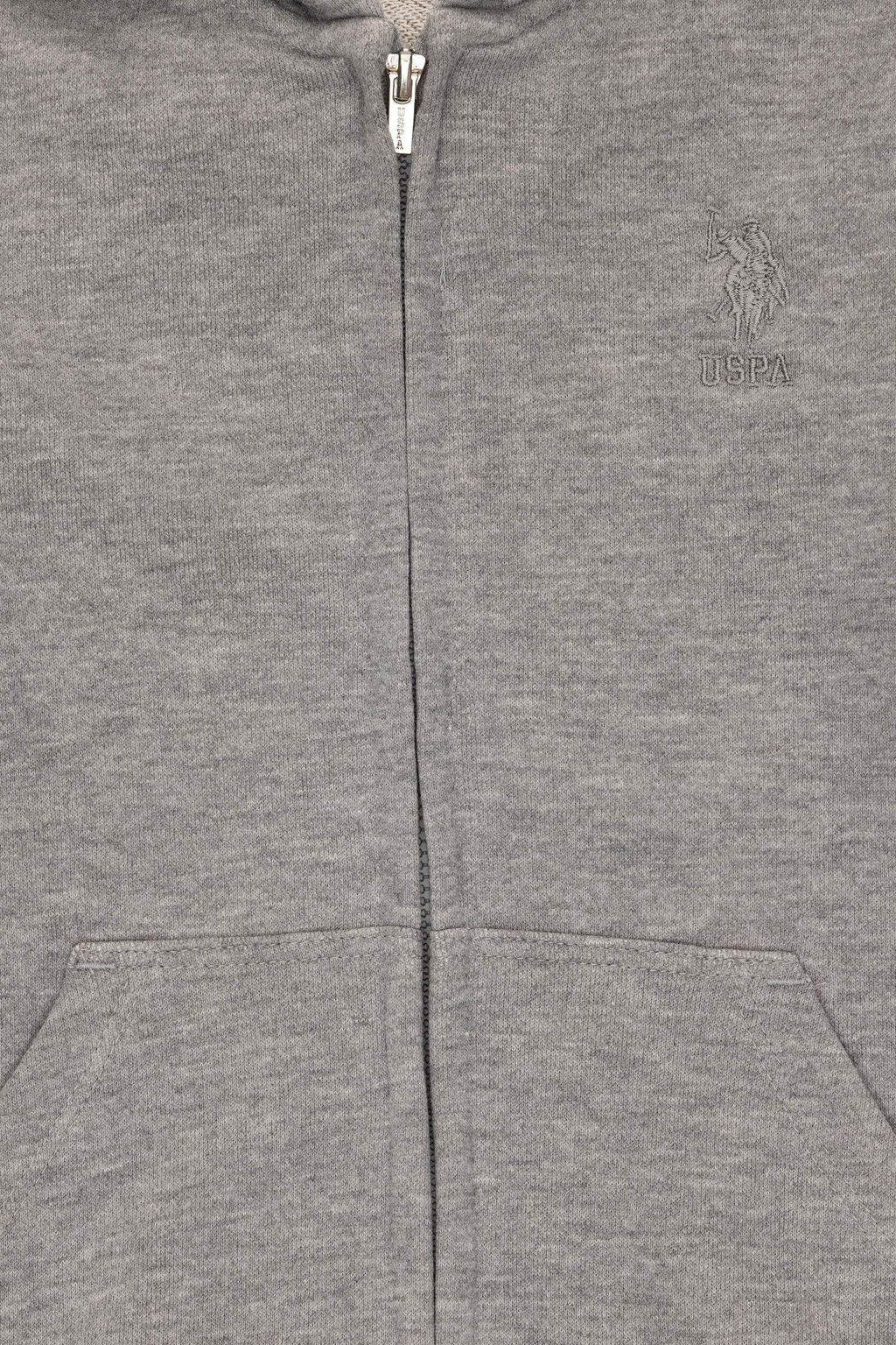 Базовый свитшот серого меланжевого цвета для мальчика - U.s. polo assn фото 6