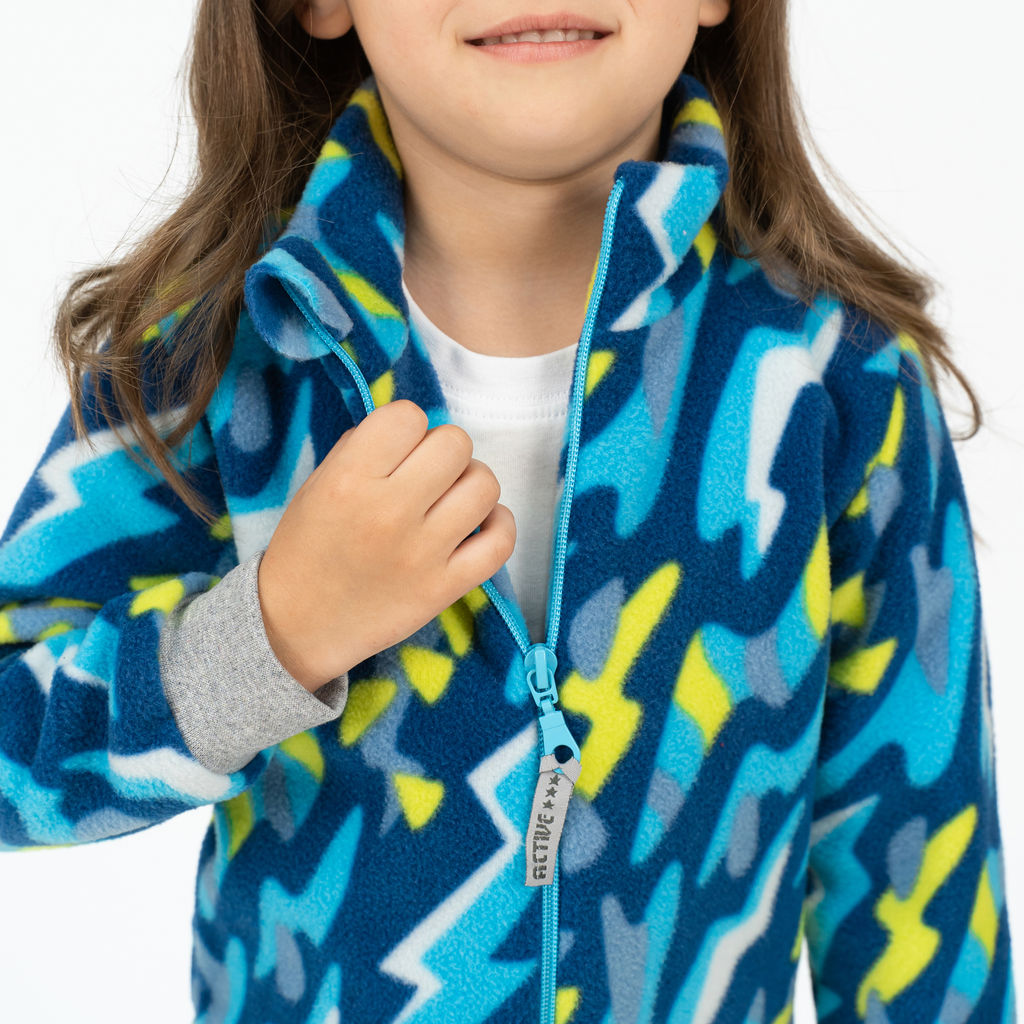 Комбинезон детский синий абстракиция 279(ш) (128, 64)