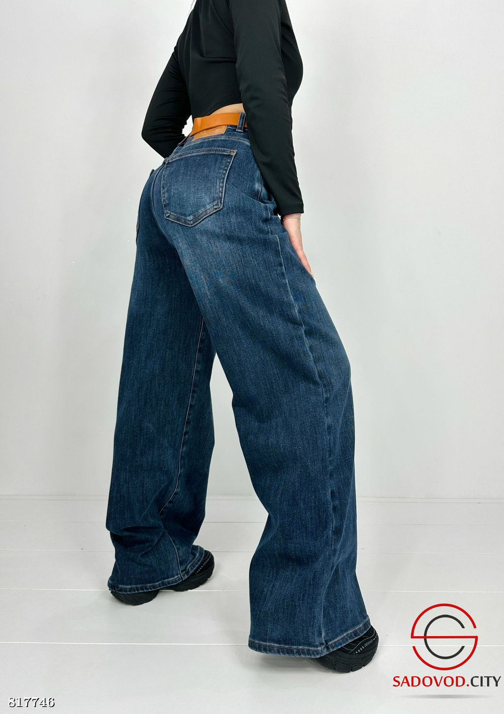 Джинсы женские с высокой посадкой - Bruno фото 2