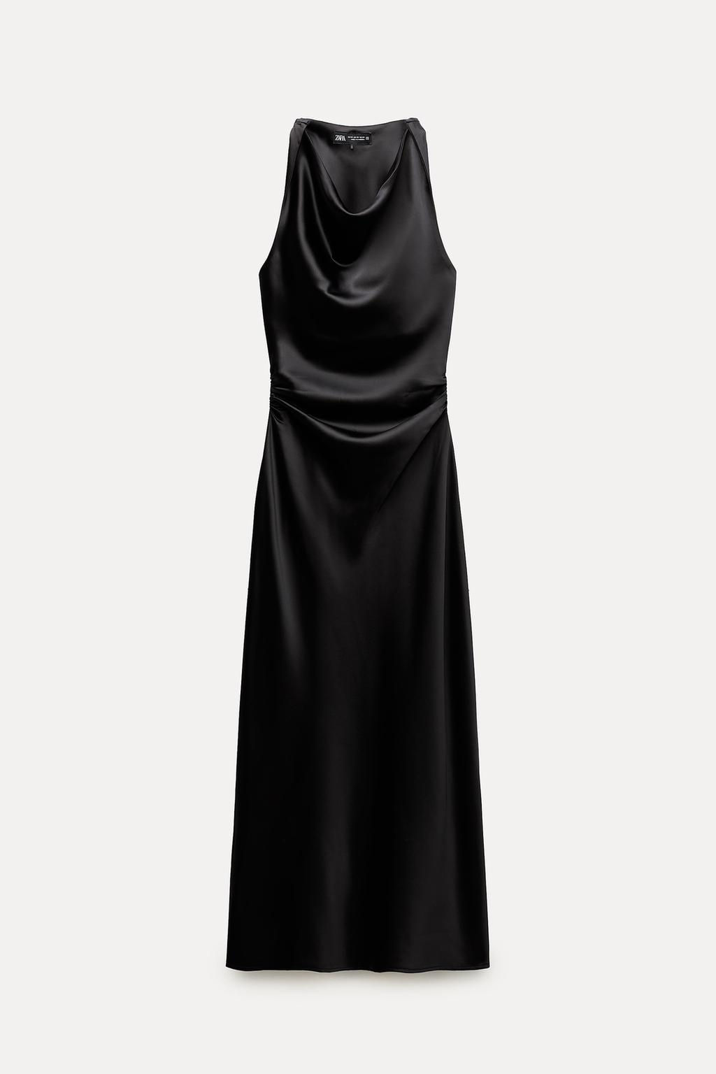 SATIN MIDI DRESS - Zara фото 3