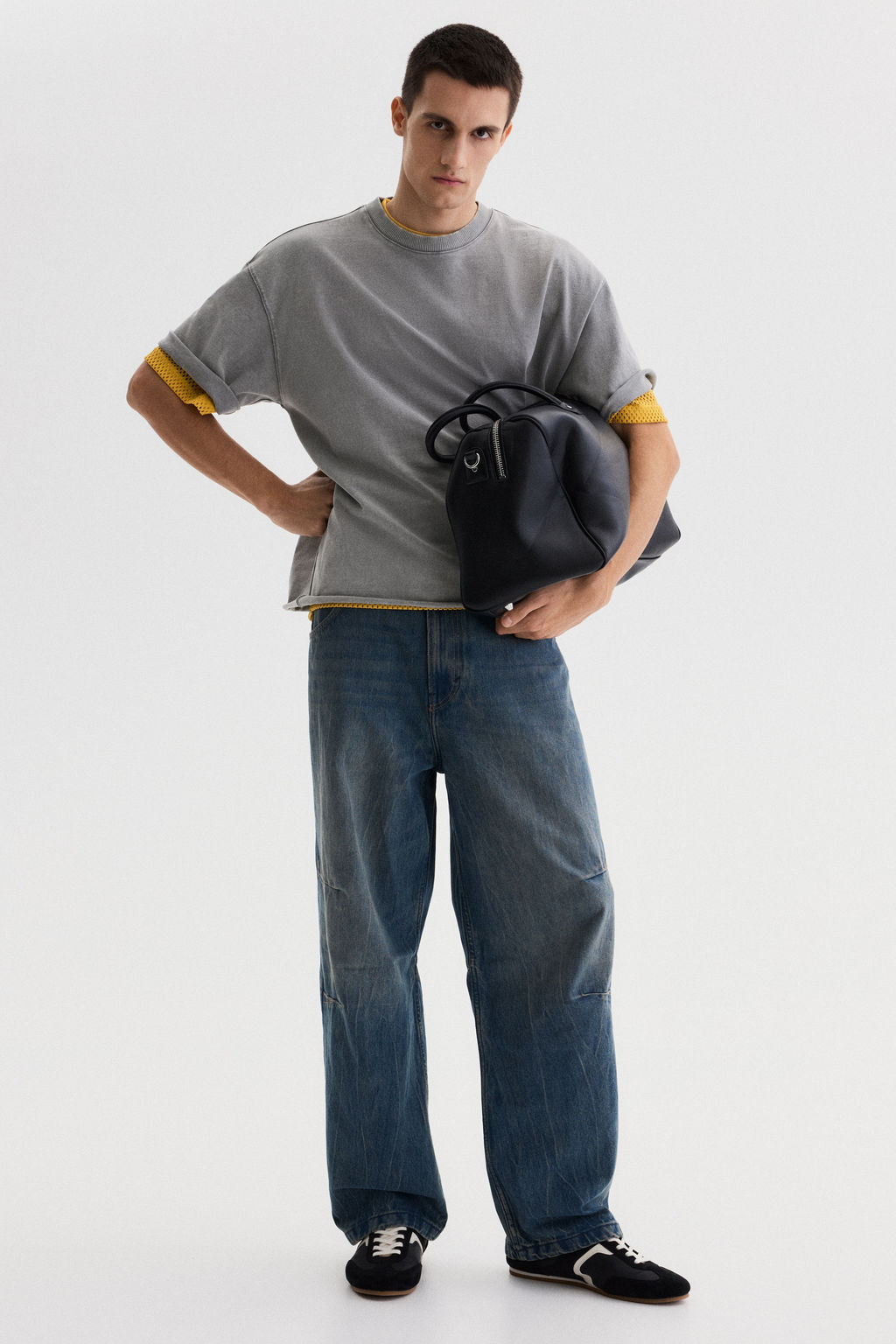 Camiseta boxy Oversized Fit - H&m фото 9