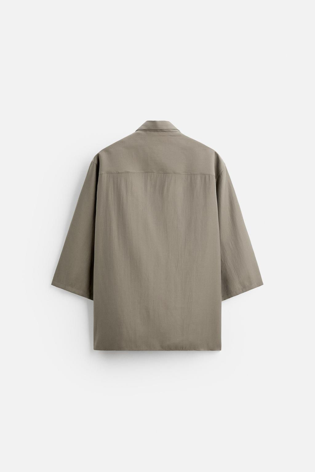 FLOWING SHIRT WITH BOW - Zara фото 7