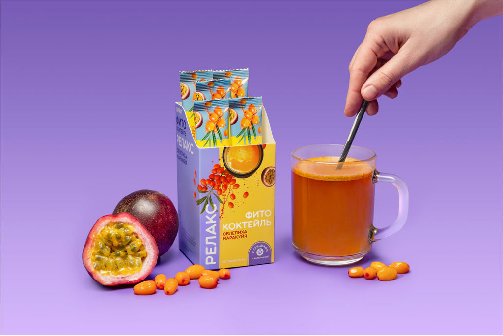 Фитококтейль Релакс, 5 стиков по 5 г Алфит 8471  фото 5