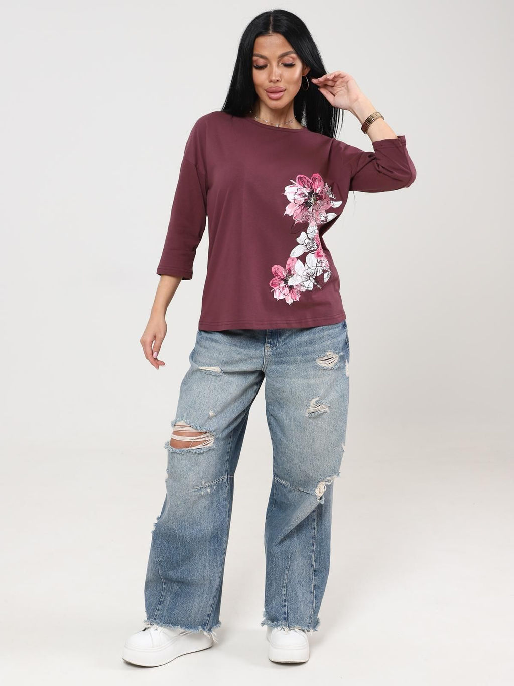 IV-CAPRIZ Мимулус - футболка лиловый