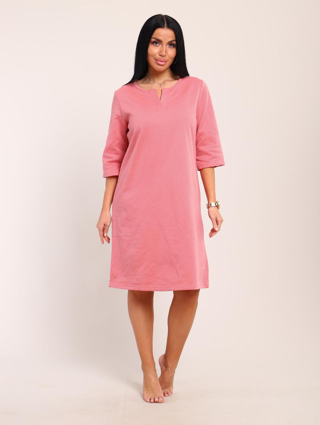 Сорочка теплая, футер с начесом (01035) - Плиона фото 67