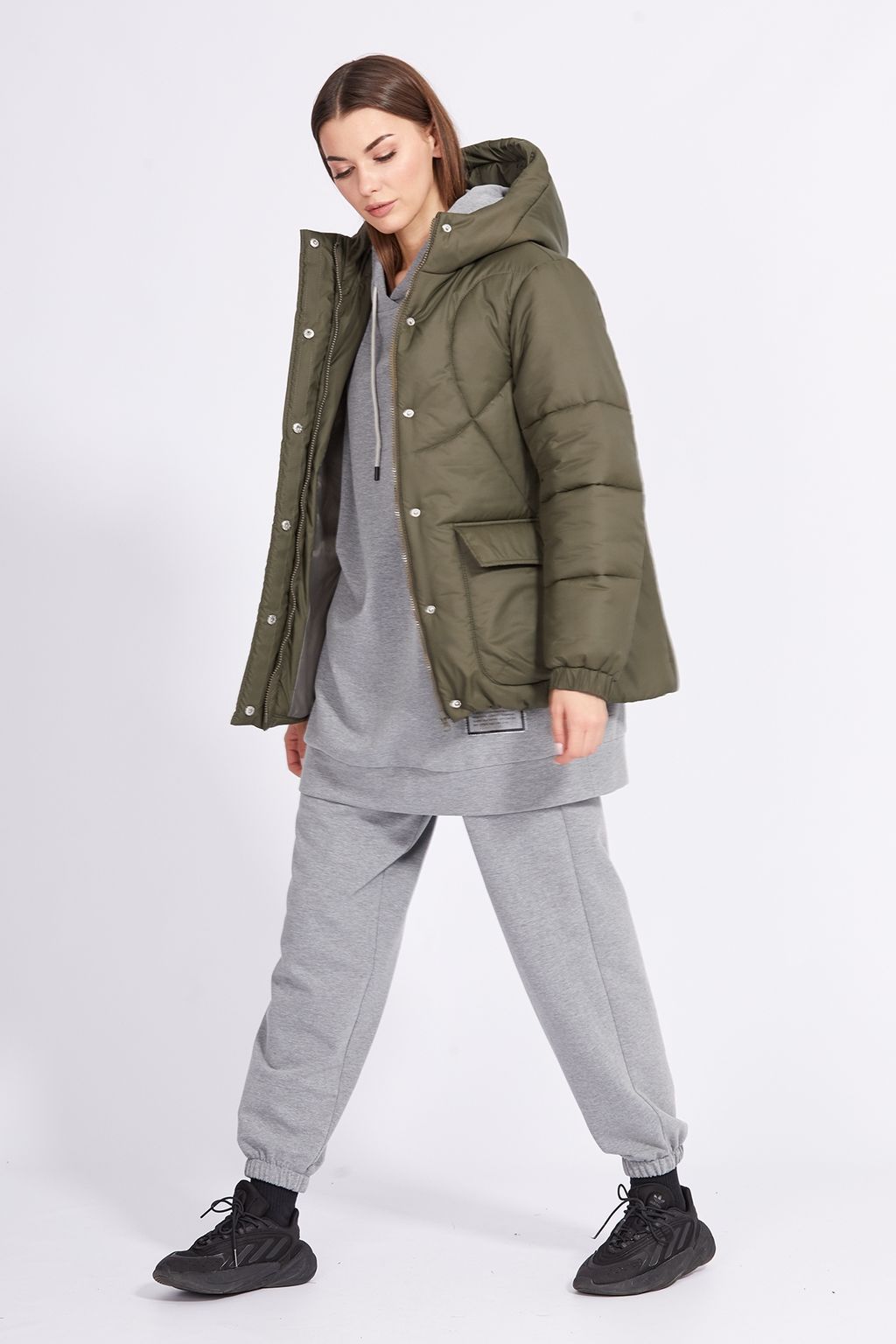 Куртка 2307 хаки - Eola фото 3