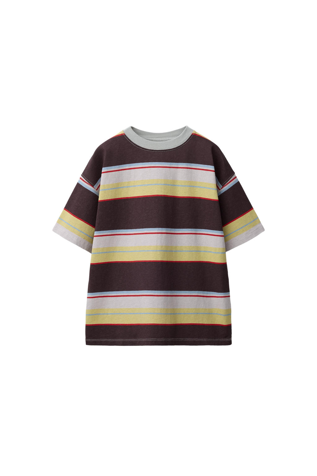 CAMISETA RAYAS / Marr?n - Zara фото 8