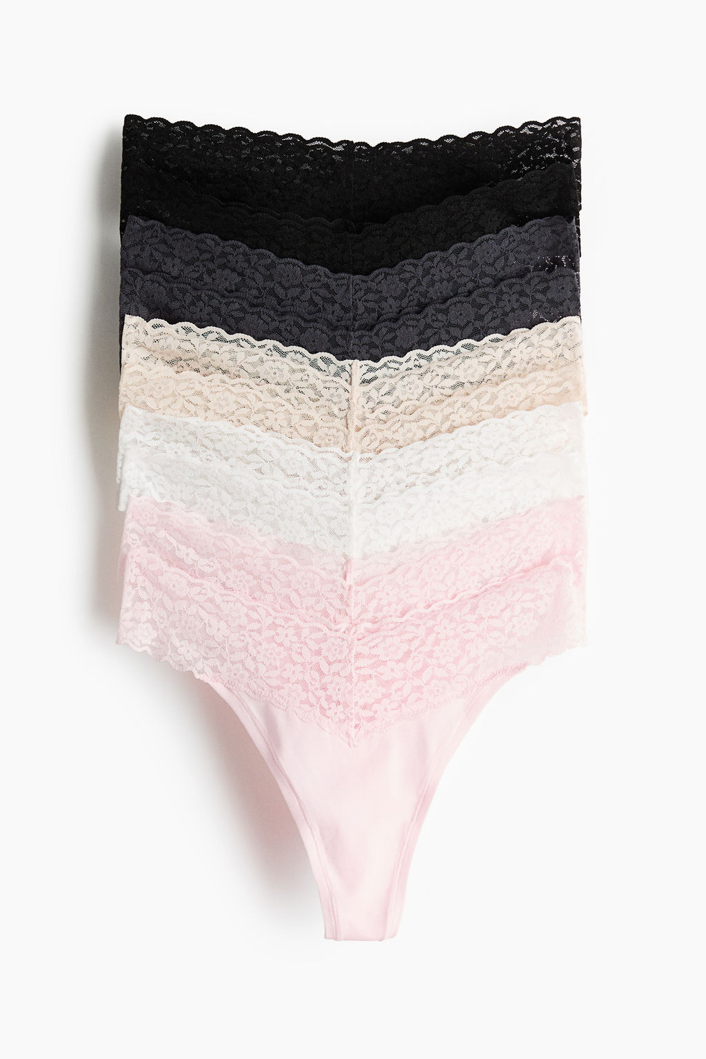 Pack de 10 bragas Thong de encaje - H&m фото 3