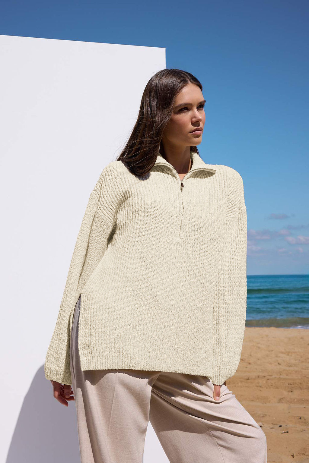 More Sustainable Antrasit Triko Kazak TWOAW24KZ01119 - Trendyolmilla фото 18