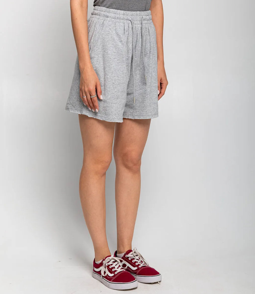 Шорты #КТ302 (6), серый меланж