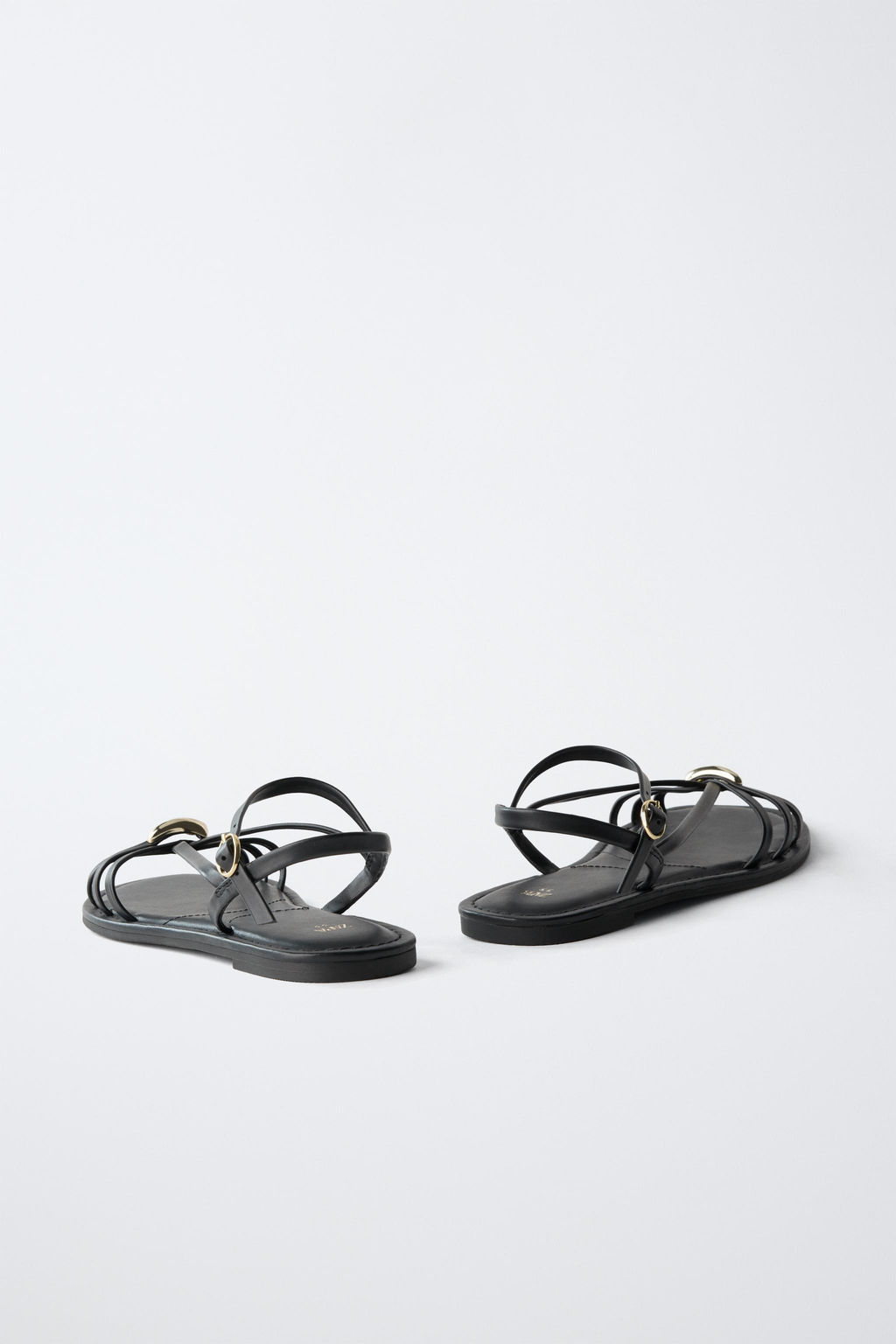 SANDALIA TIRAS / Negro - Zara фото 5