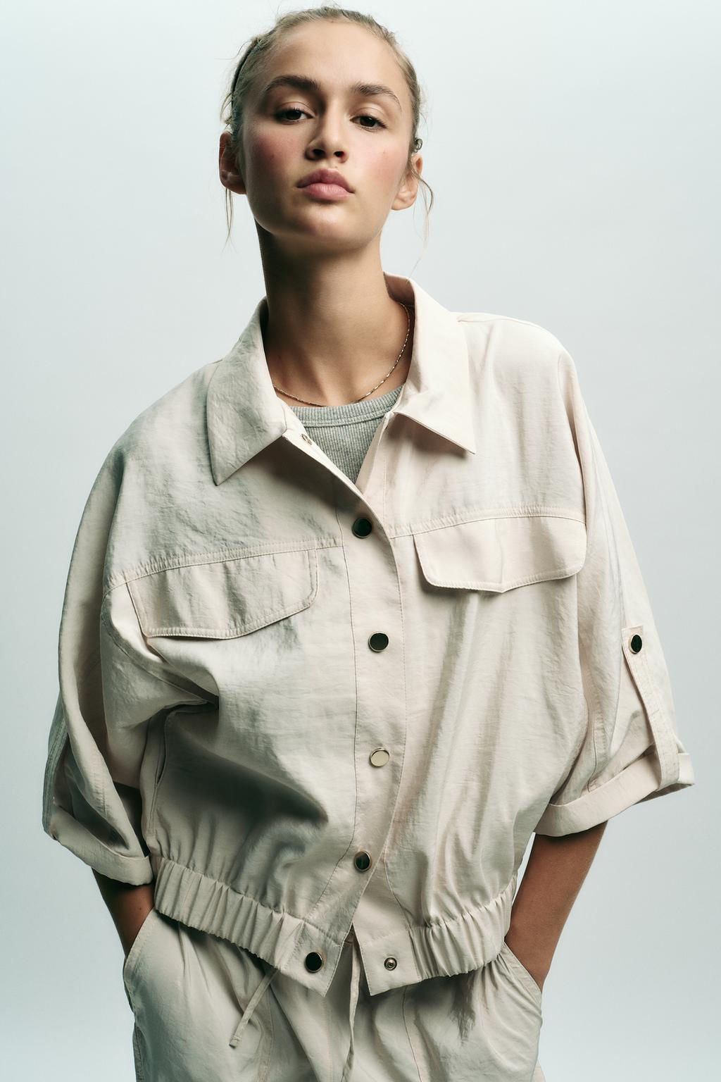 SHORT SLEEVE SAFARI SHIRT - Zara фото 5
