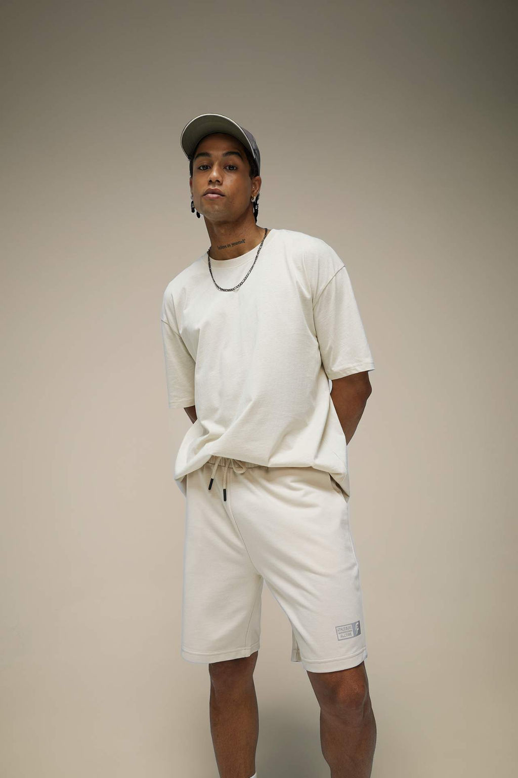 DeFactoFit Oversize Genis Kal?p Bisiklet Yaka Bask?l? K?sa Kollu Sporcu Tisort  фото 5