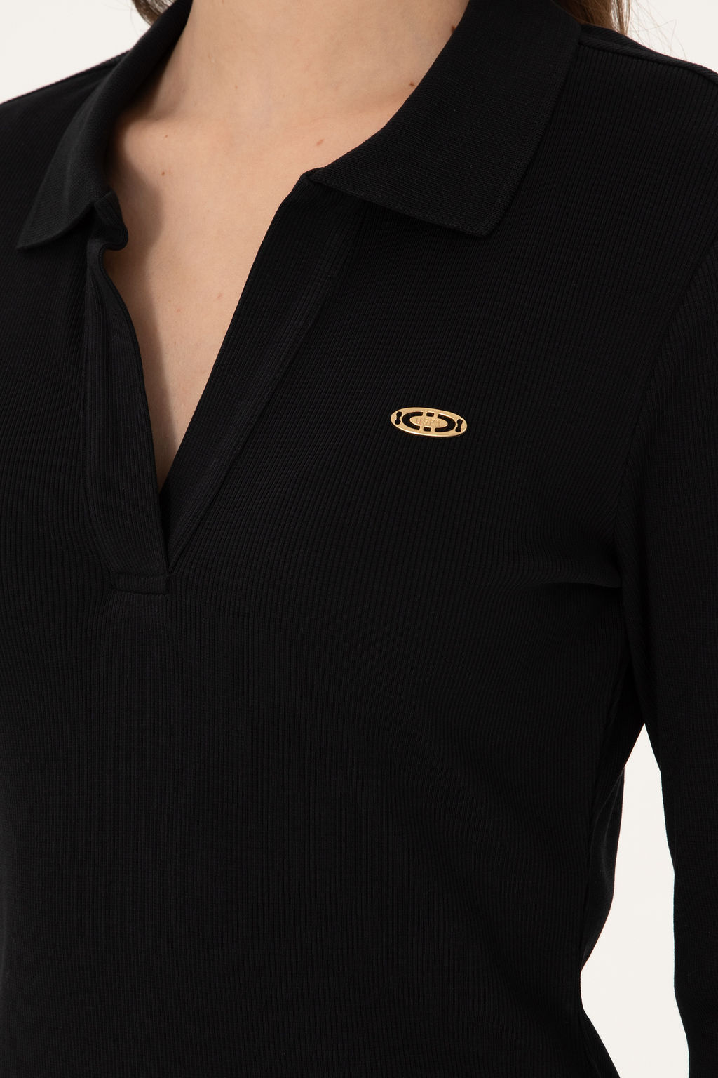 Женское черное трикотажное платье Неожиданная скидка в корзине - U.s. polo assn фото 12