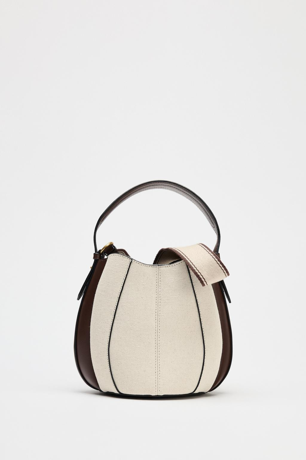 TOPSTITCH BUCKET BAG - Zara фото 9