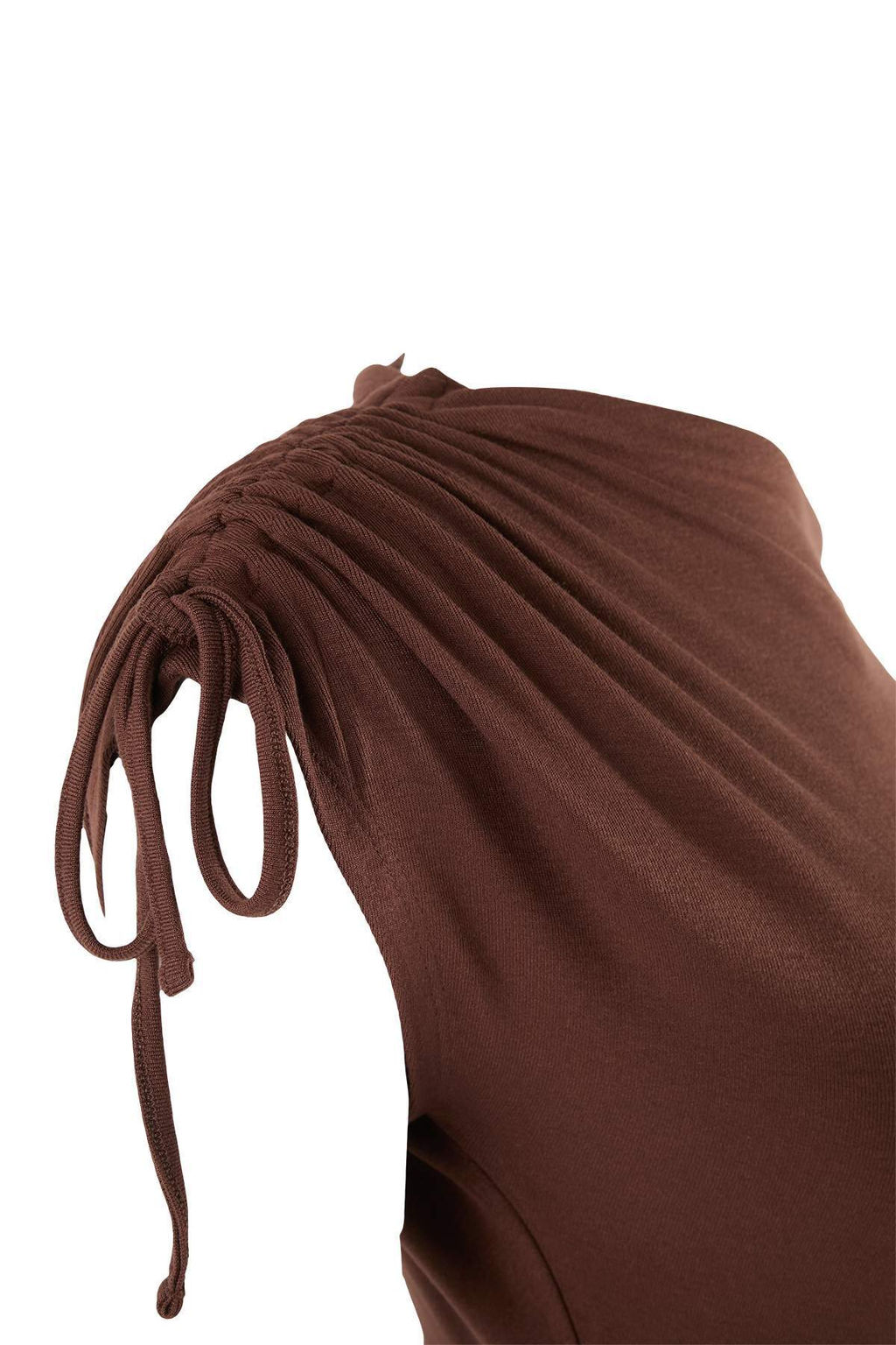 Fusya Regular/Normal Kal?p Asimetrik Yaka Buzgulu Yumusak Orme Bluz TWOSS26BZ00525 - Trendyolmilla фото 5