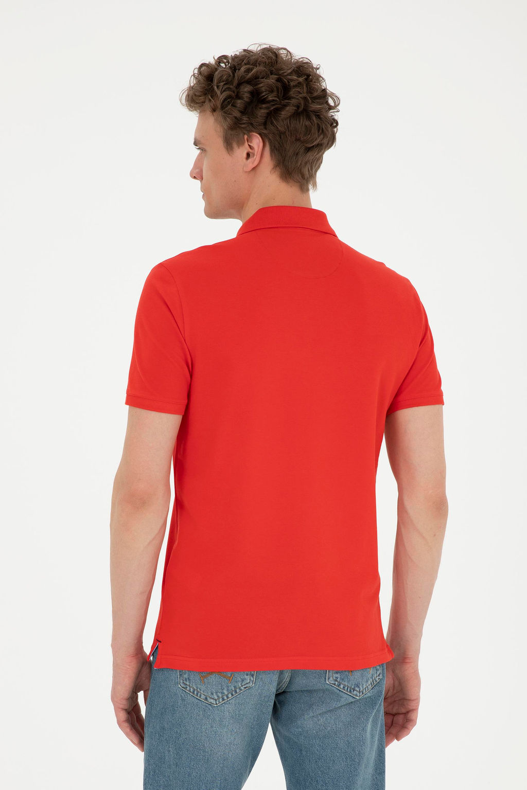 Мужская красная базовая футболка Неожиданная скидка в корзине - U.s. polo assn фото 12