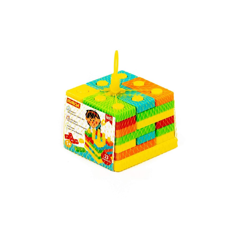 Игрушка развивающая 3D пазл №1 (23 элемента) (в сеточке) - Полесье фото 9