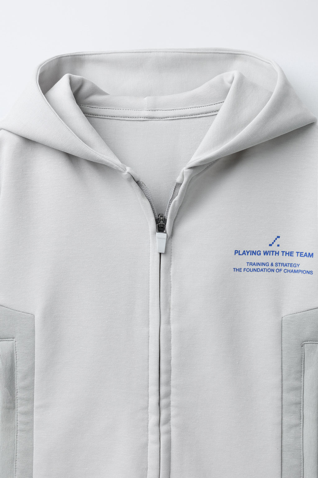 SPORTY SLOGAN ZIP-UP HOODIE - Zara фото 3