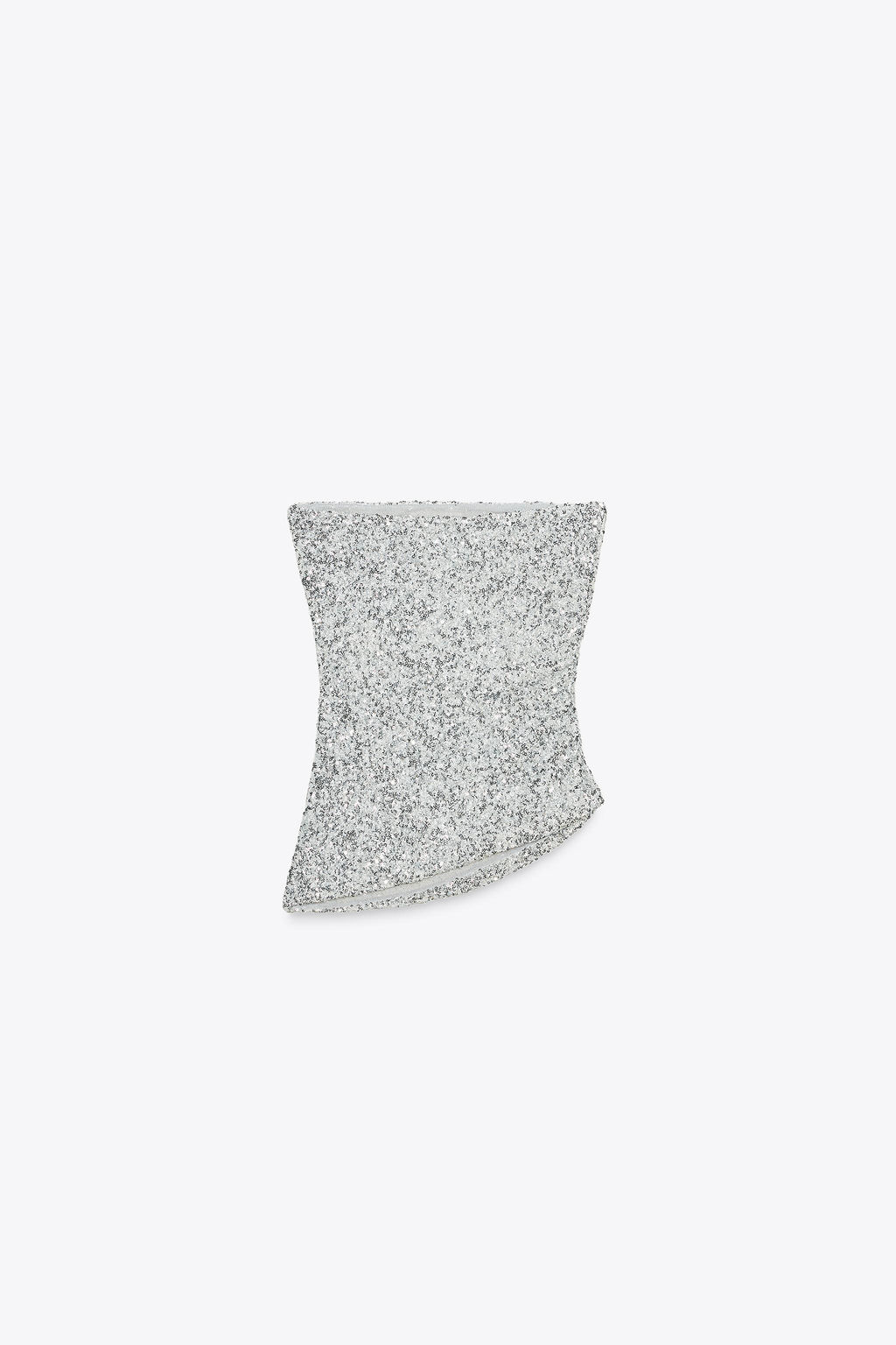 SEQUINNED BANDEAU TOP - Zara фото 8