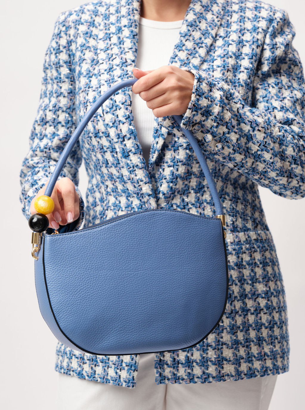 Кожаная сумка Azaro 30659 сиреневый закат