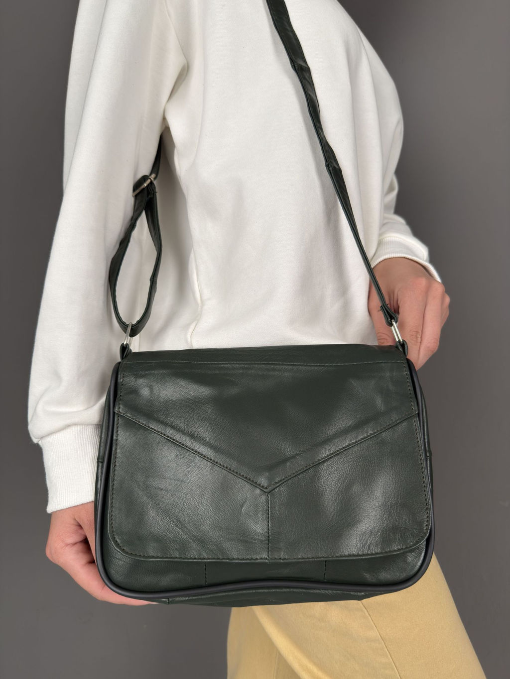 Сумка женская из телячьей кожи