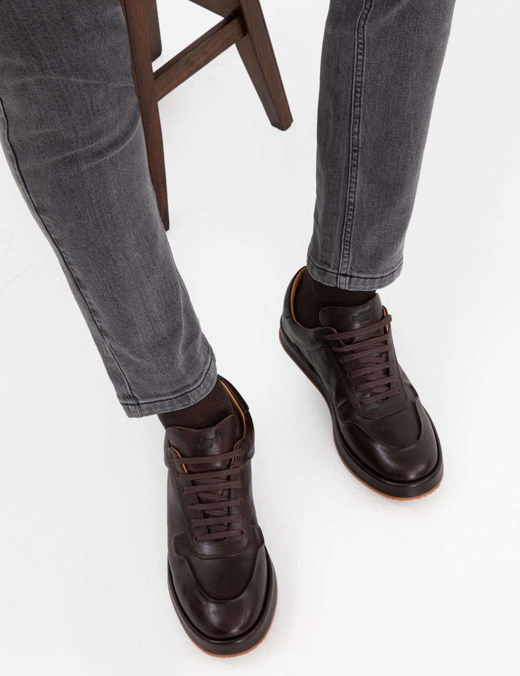 Коричневые туфли