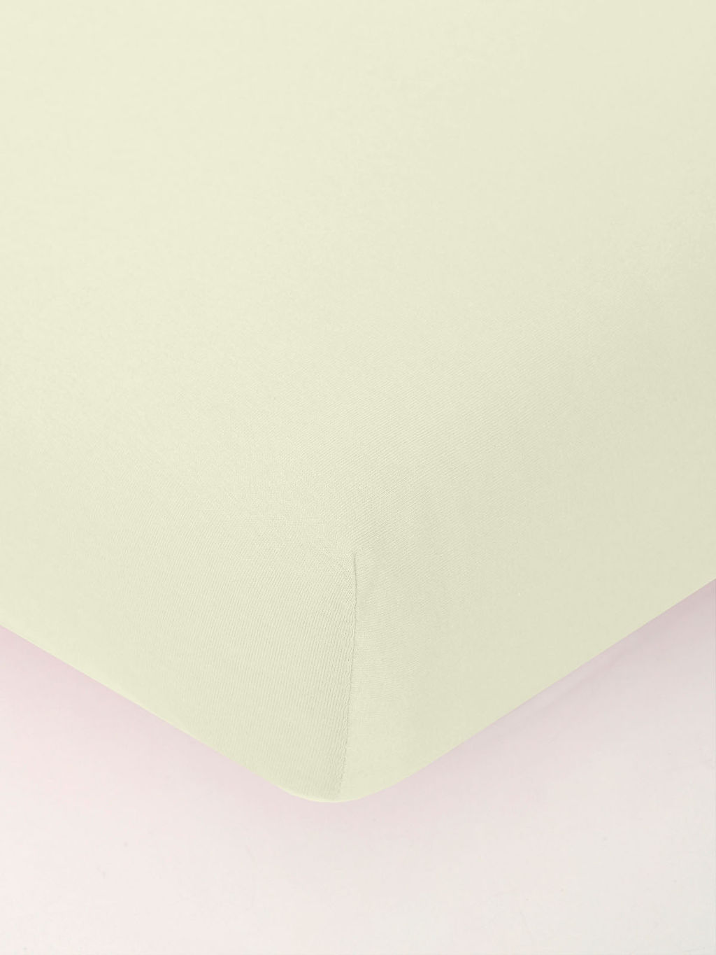 Простыня трикотажная на резинке - Молоко 180х200х20