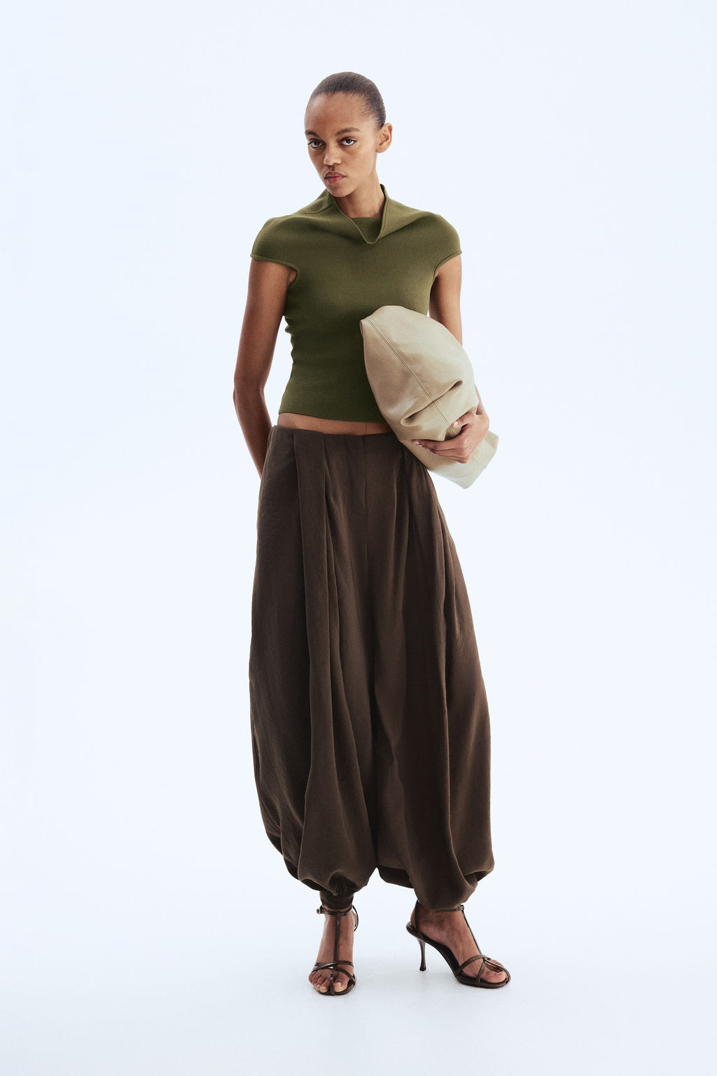 Top con cuello perkins - H&m фото 7