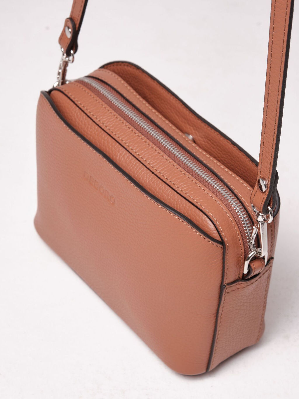 Сумка на плечо кросс-боди Deboro 30848 коричневый камень