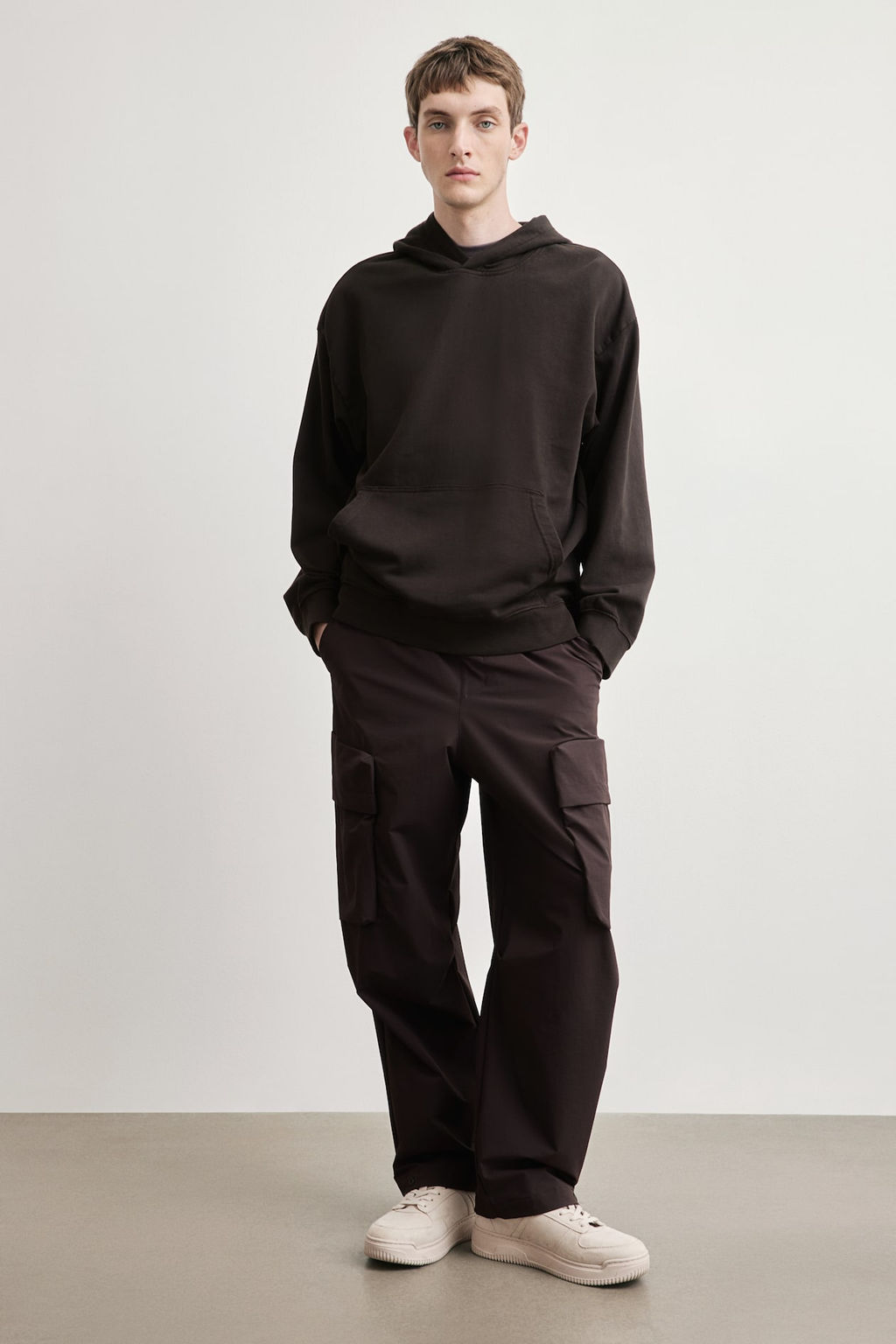Sudadera lavada con capucha Loose Fit - H&m фото 2