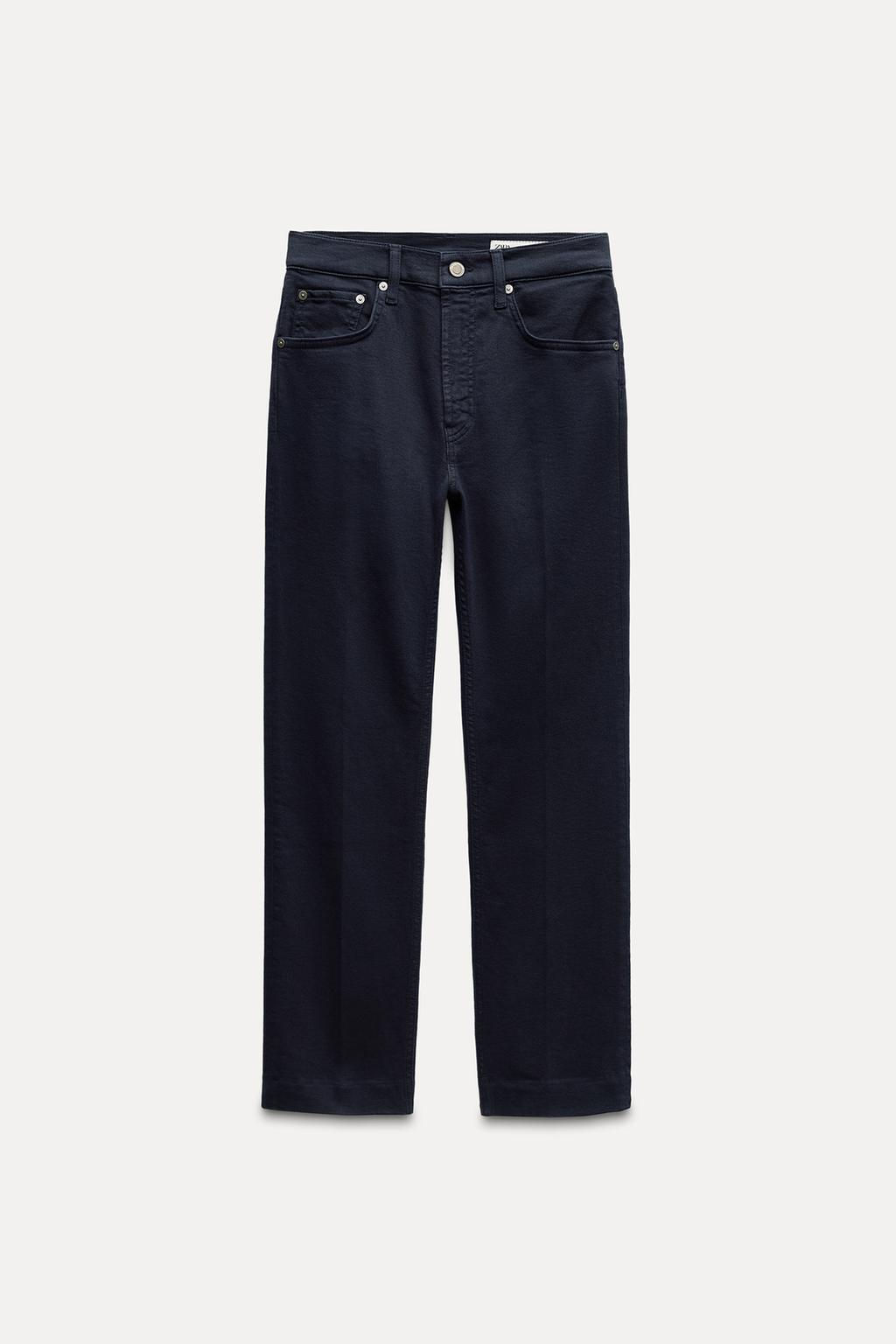 ZW COLLECTION BOOTCUT HIGH-WAIST CROPPED JEANS - Zara фото 38