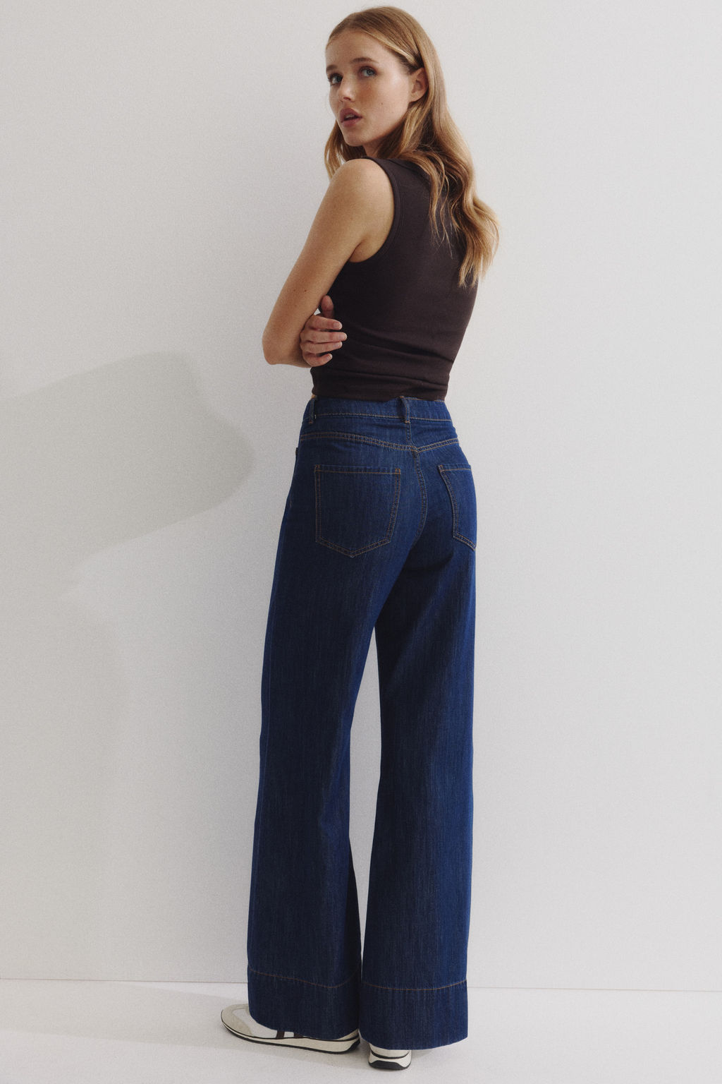 Wide Ultra High Jeans - H&m фото 6