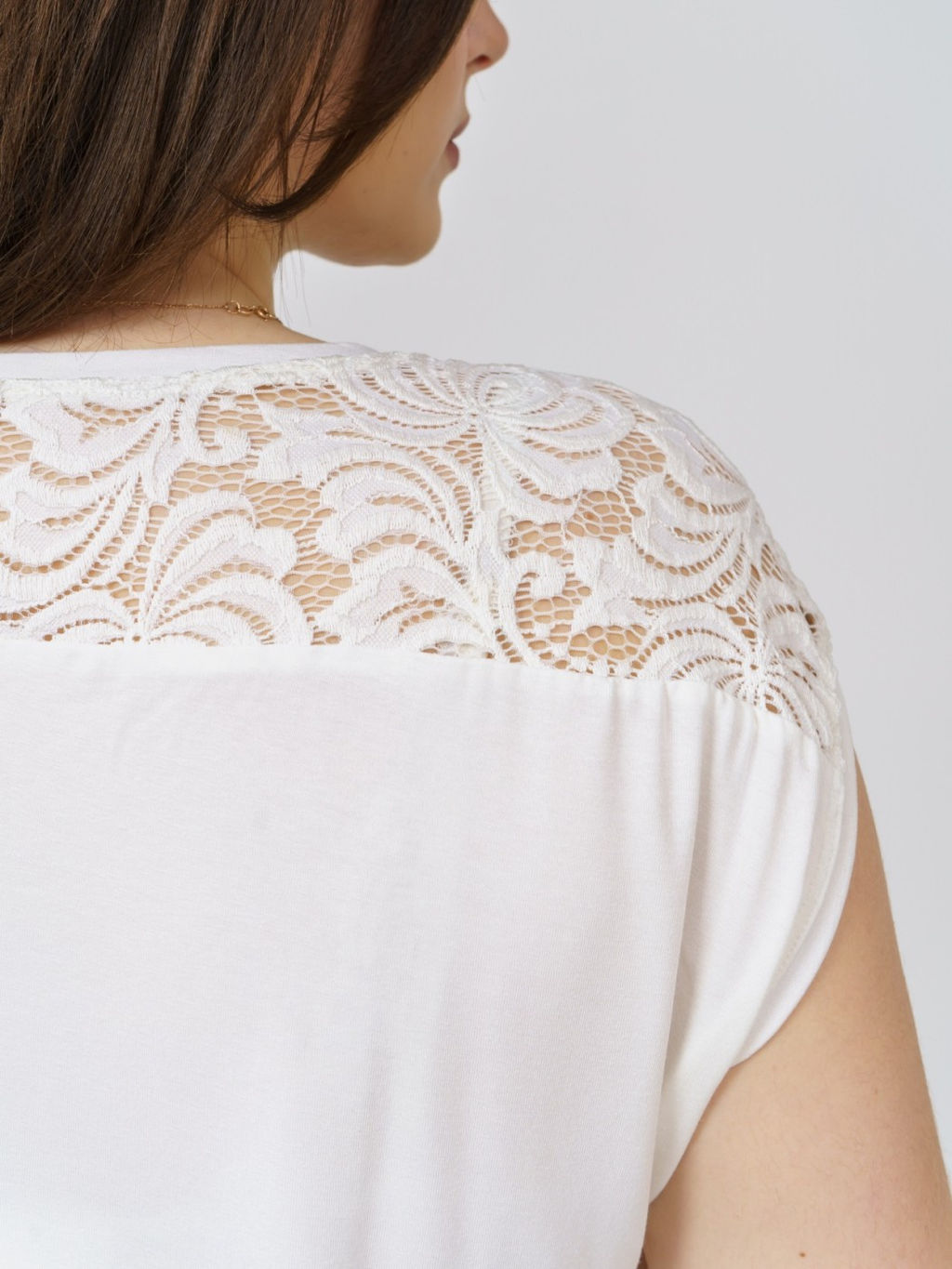 Футболка Кимоно-кружево Вискоза 95%, лайкра 5% - Ивассорти фото 10