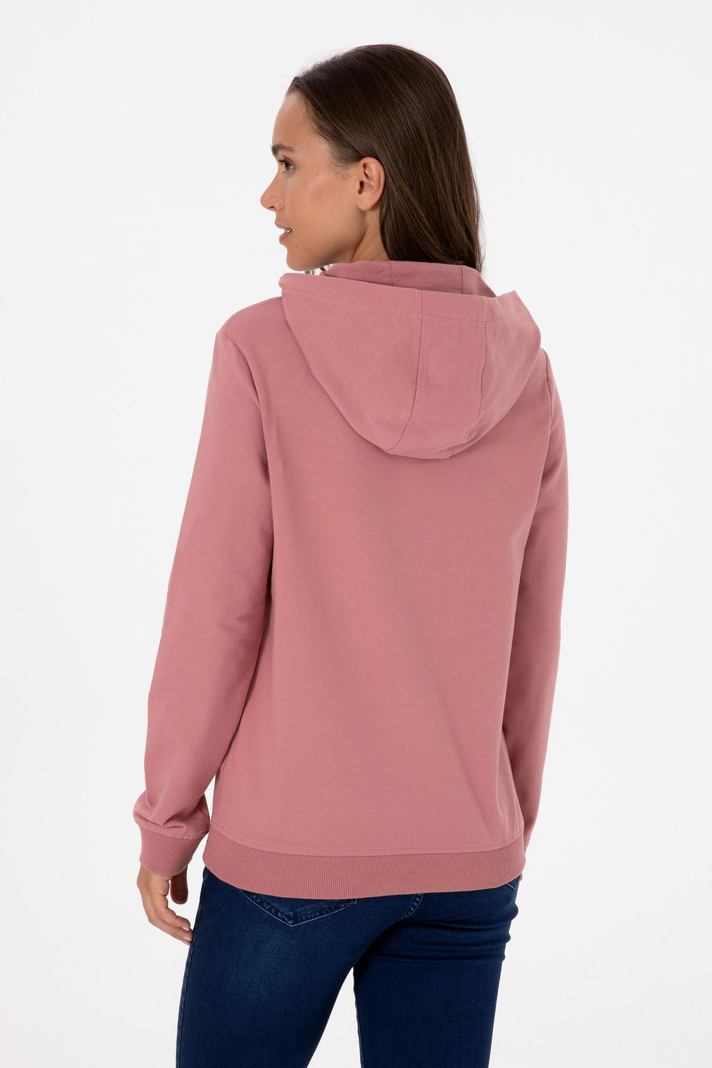 Худи U.S. Polo Assn розовый из хлопка