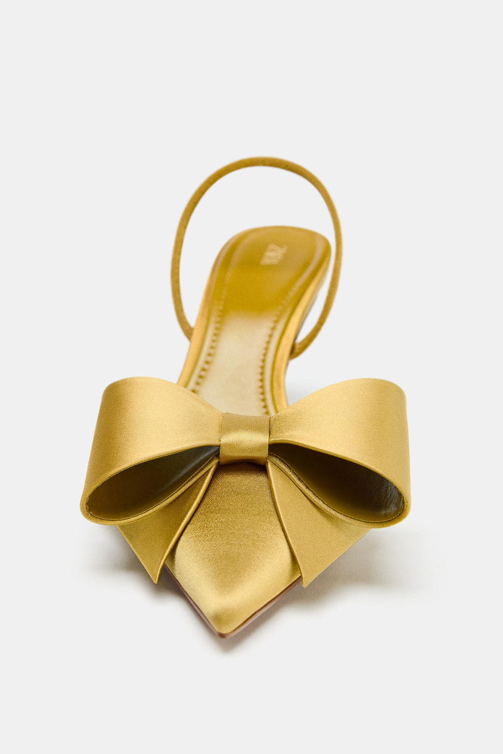 SATIN-EFFECT SLINGBACK SHOES - Zara фото 13