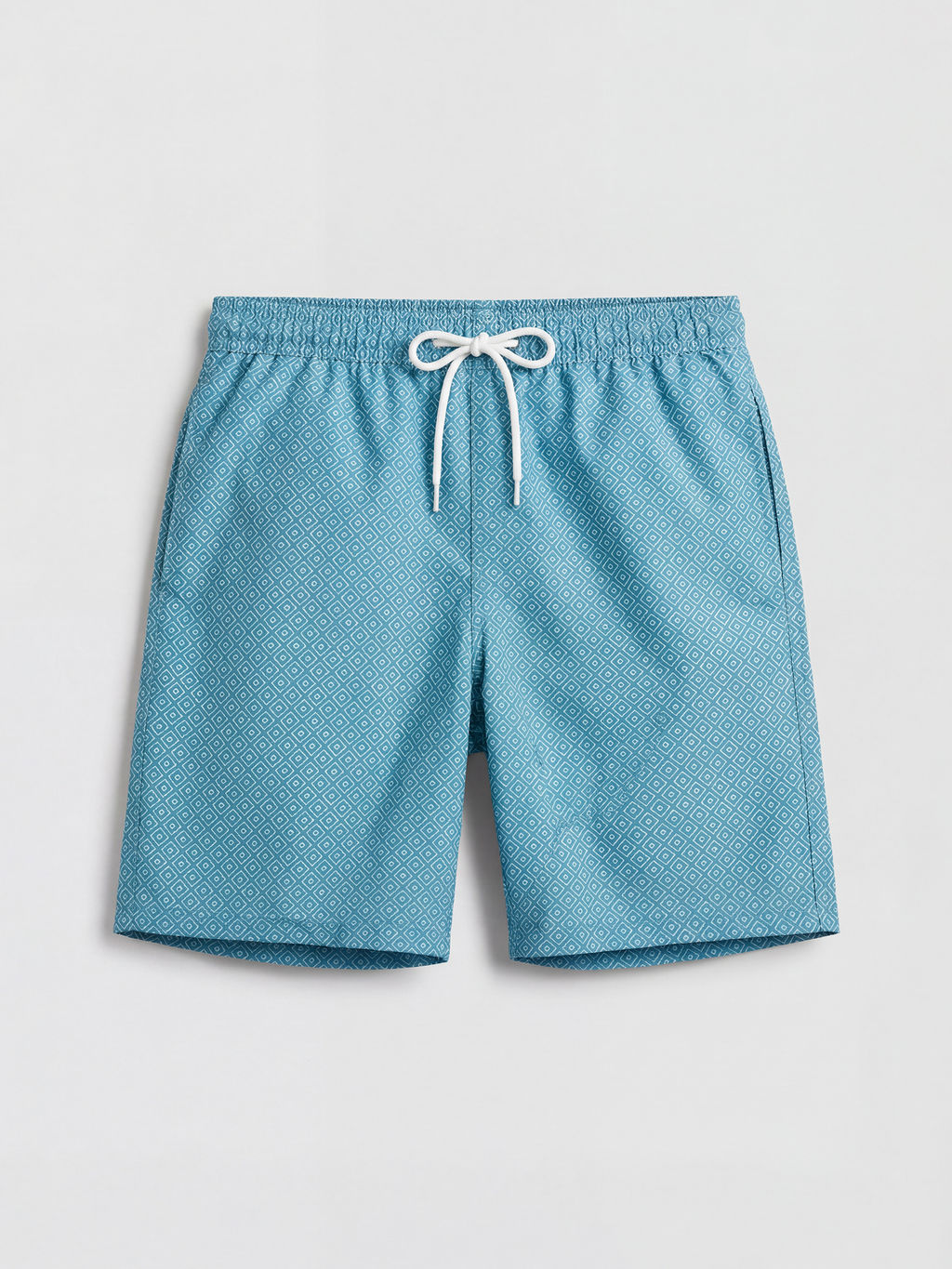 K?sa Boy Desenli Erkek Deniz ?ortu