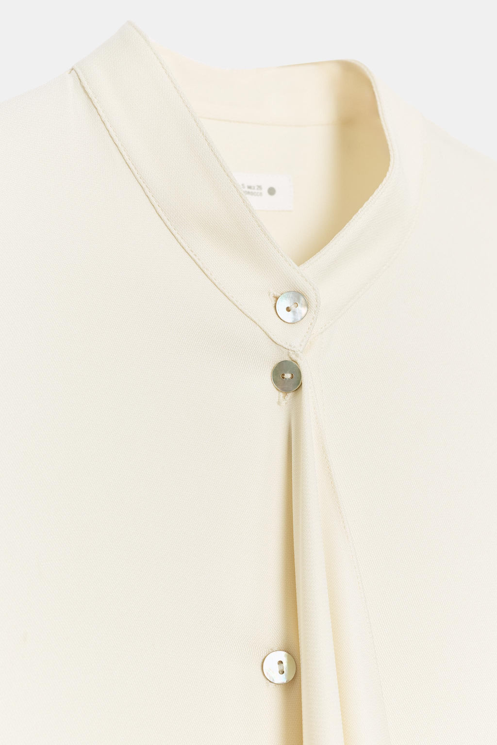 BLUSA LAZADA PLIEGUES ZW COLLECTION / Crudo - Zara фото 9