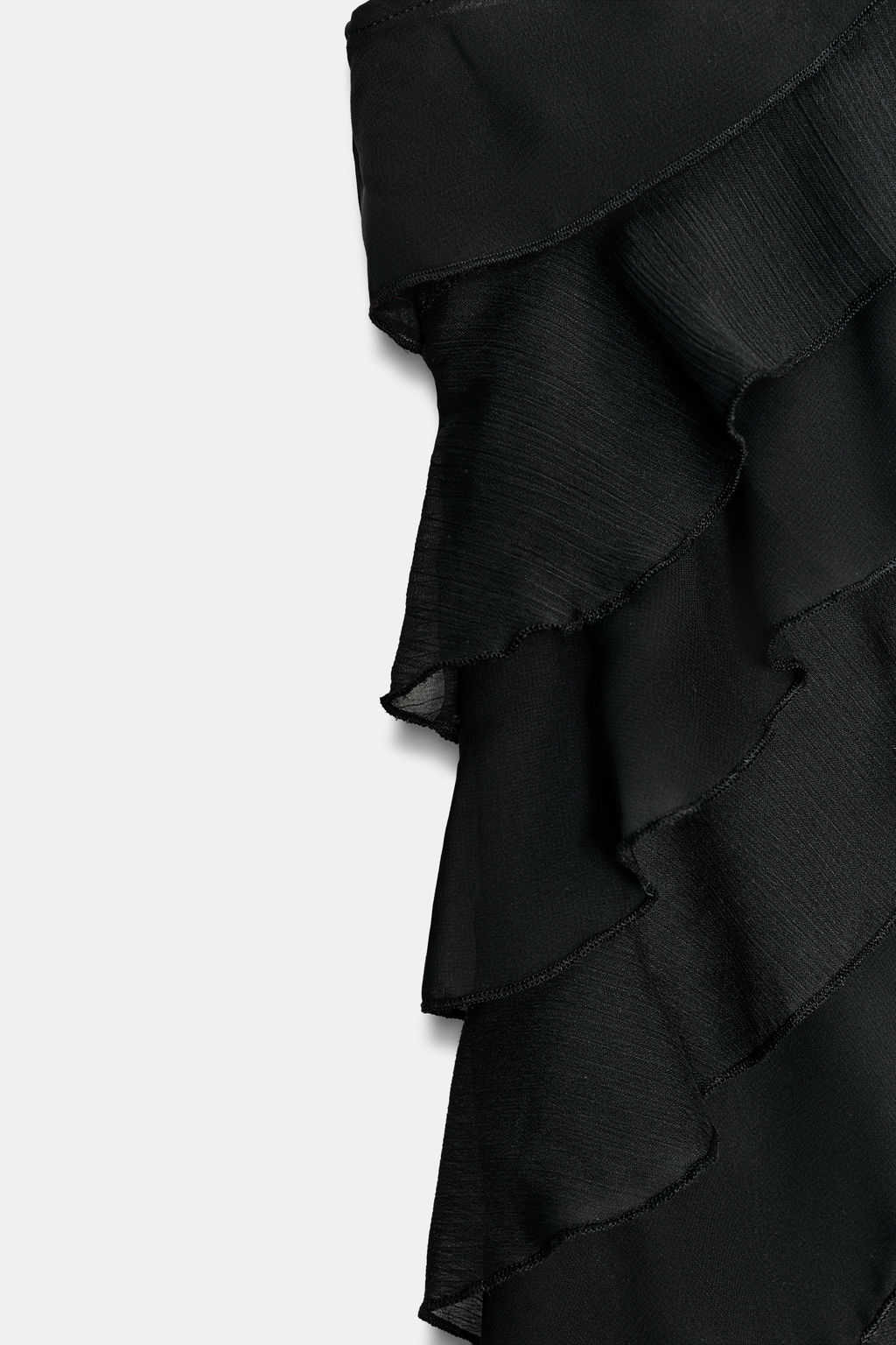 ASYMMETRIC RUFFLED TOP - Zara фото 7