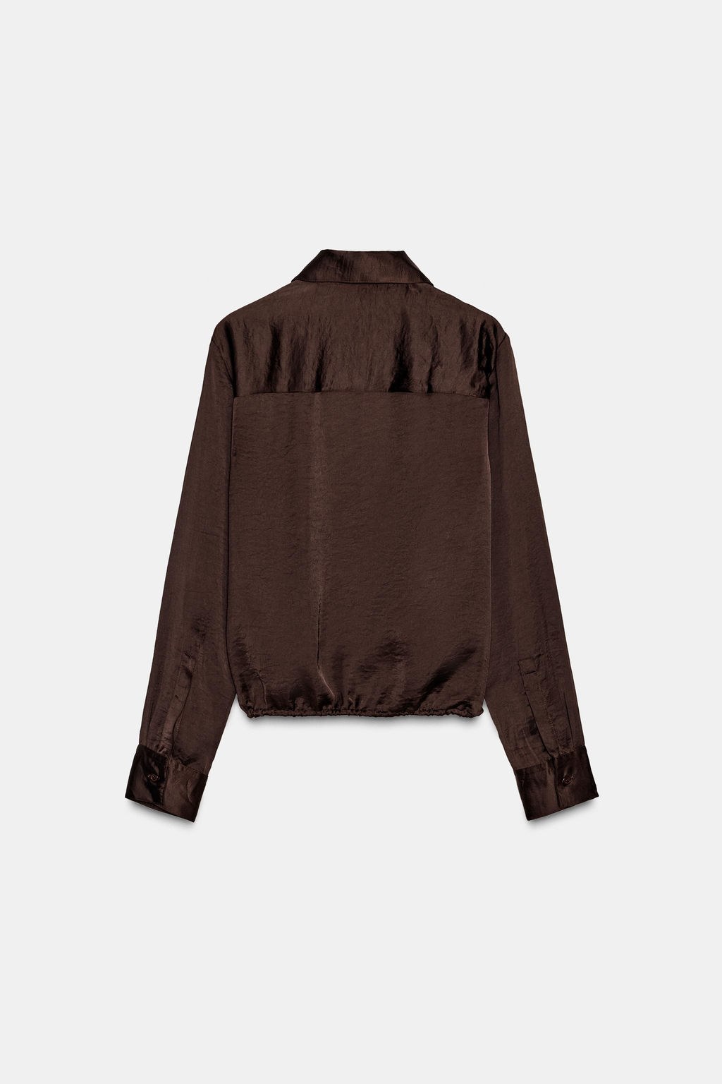 SATIN SHIRT ZW COLLECTION - Zara фото 6